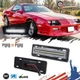 2x Clear Lens Full White LED Front Side Marker Lights For 82-92 Pontiac Firebird