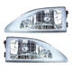 Headlights Front Lamps Pair Set for 94-98 Ford Mustang (Cobra) Left & Right