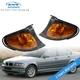 Pair Yellow Corner Light Turn Signal Lamp For BMW 02-05 E46 4D/5D Sedan 325i
