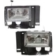 Headlight Set Compatible with 1989-1992 Ford Ranger 1991-1994 Explorer, w/Bulb