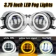 Pair Front LED Fog Lights Kit For Toyota Yaris Camry Corolla Sienna 4 Runner SR5