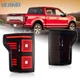 Smoked LED Tail Lights Square w/Startup Animation For 2015-2020 Ford F150 Pair