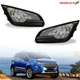 Fit For Ford EcoSport 2018-2022 Front Bumper w/Lamp Cover Bezel Fog Light LH+RH