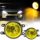 2006 Scion XA Pair Yellow Lens Halogen Lamp Fog Light Fit Quality Replacement T3