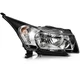 Headlight Assembly Pair for Chevy Cruze 2011-2016 Chrome Housing Lens GM2502361