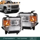 For 2014-2015 GMC Sierra 1500/15-19 2500 3500 Projector Chrome Headlights LH+RH