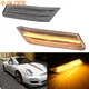 For Porsche 911 997 Carrera Amber LED Clear Lens Turn Signal Side Marker Lights