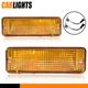 Set of 2 Turn Signal Light For 1984-89 Toyota Pickup Plastic Lens Left & Right