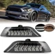 Front Turn Signal Lights For 2015 2016 2017 Ford Mustang LED Sequential Lamps