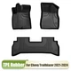Car Floor Mats Liners TPE All Weather Carpet For 2021-2024 Chevy Trailblazer FWD