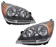 For Honda 2008-2010 Odyssey LX, EX-L, EX Halogen Headlights Pair Set with Bulbs