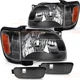 For Toyota Tacoma 2001-2004 Headlamp Replacement Front Headlights Assembly Pair
