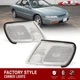 Chrome Clear OE Style Driving Corner Light Lamp LH+RH For 1994-1997 Honda Accord