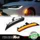 LH+RH Amber LED Front Corner Side Marker Indicator Lights For 15-17 Chrysler 200
