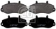Febi Bilstein 16494 brake pad set, disc brake for Opel Renault Vauxhall