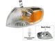 Turn Signal Corner Lamps for 1998-2002 Prizm Driver Side with Bulb GM2530117