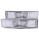 Clear Lens Euro Style Parking Light Assembly for 95-05 Chevrolet Astro [Chrome]