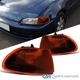 Fits 92-95 Honda Civic 4Dr Sedan Dark Amber Corner Lights Turn Signal Lamps Pair