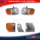 Pair Front Passenger+Driver Side Signal Light For Toyota Corolla 98-00 1.8L
