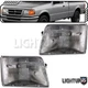 Pair LH RH Halogen Headlights for FORD 93-97 RANGER