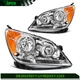 Headlights Assembly Pair fits Honda Odyssey 2005-2007 Factory Style Clear Lens