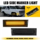 Smoked Lens LED Front Side Marker Light For Chevrolet GMC K5 Suburban 1981-1991`
