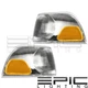 Left Right Sides Pair Park Signal Lamps for 1998-2002 VOLVO C70 S70 V70
