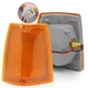 Set Orange Front Side Corner Lamp Light For Mazda Magnum B2000 B2200 1986 - 1997