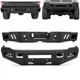 Front & Rear Bumper Guards w/ LED Fog Lights For Dodge Ram 2500 3500 2010-2018 Front & Rear Bumper Guards w/ LED Fog Lights For Dodge Ram 2500 3500 2010-2018