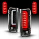 Truck 3D C-Type Halogen, Led, Tube Replacement Tail Light Set for 1989-1996 Ford