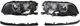 3-SERIES 99-01 HEAD LAMP RH AND LH Assembly Halogen 4-pc Kit with Headlight Fill