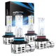 Marsauto 9005 9006 Fog Bulbs, 120000LM 1200% Brighter Fog Light with Turbo Fa...