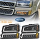 For 03-06 Chevy Silverado Avalanche DRL LED Headlights DOT Bumper Signal Lamps
