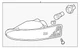 Genuine Mitsubishi Signal Lamp Assembly MR990824