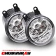 Pair Fog Light Lamps Fit Toyota 4Runner 2010 2011 2012 2013 Replacement W/ Bulbs