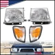 Headlight Kit For 1998-2000 Toyota Tacoma RWD With Corner Light Left & Right 