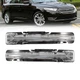 For 2013-2019 Ford Taurus Left+Right Parking Lights Set Fog Lamps Clear Lens