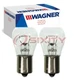 2 pc Wagner Back Up Light Bulbs for 1962-2015 Chevrolet Astro Aveo Aveo5 Bel on