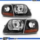 1997-2003 Ford F150 97-02 Expedition JDM Blk OE Replacement Headlights Headlamps
