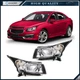 For 2011 2012 2013 2014 2015 Chevy Cruze LH+RH Headlights Assembly Black Housing