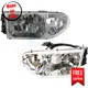 Headlight FO2502165 FO2503165 Set of 2 for 1999-2002 Mercury Villager