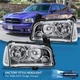 For 06-10 Dodge Charger Replacement Chrome Headlights Bumper Lamps Assembly Pair