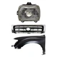Grille Kit Fits 1997 Toyota Tacoma with Left LH Fender and Headlight