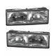 For Chevy Caprice 1987-1990 Headlight Driver and Passenger Side | Pair | Halogen