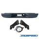 Black Rear Step Bumper Kit Fit Chevrolet Silverado GMC Sierra 1500 1999-2006