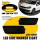 For VW MK6 10-14 GTI Smoked Sequential Fender LED Side Marker Light Turn Signal