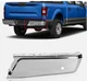 Fit 2015-2018 Chrome Ford F150 Steel Right Side Rear Bumper Caps w/ Sensor Holes