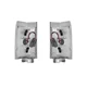 PAIR OF SIDE MARKER LIGHTS FOR NISSAN D21 SE XE 1986 1987 PNS B618001G00