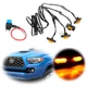 4X Raptor Style Amber LED Grille Light For Toyota Tacoma TRD Sport Offroad 20-22