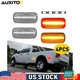 Fit 2010-2018 Dodge Ram 2500 3500 Dually Bed Clear LED Side Marker Lights 4Pcs